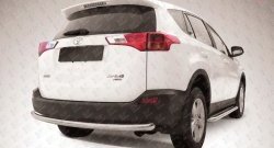 Защита заднего бампера из трубы диаметром 57 мм Slitkoff Toyota RAV4  XA40 (2012-2015) 5 дв. дорестайлинг