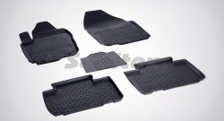 Износостойкие коврики в салон с высоким бортом SeiNtex Premium 4 шт. (резина) Toyota RAV4  XA40 (2012-2015) 5 дв. дорестайлинг