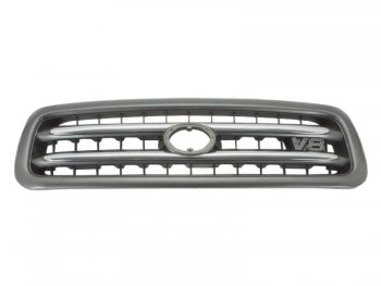Решётка радиатора SAT Toyota Sequoia XK30, XK40 дорестайлинг (2000-2004) (черная с хромом)