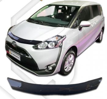 Дефлектор капота CA-Plastiс Toyota Sienta XP170 1-ый рестайлинг (2018-2025)