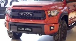 989 р. Реснички на фары RA  Toyota Tundra  XK50 (2013-2022) 2-ой рестайлинг (Неокрашенные)  с доставкой в г. Майкоп. Увеличить фотографию 5