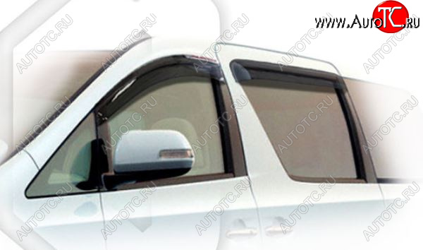 2 159 р. Дефлектора окон CA-Plastiс Toyota Vellfire (2008-2015) (Classic полупрозрачный)  с доставкой в г. Майкоп
