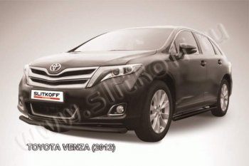 Защита переднего бампер d57 Slitkoff Toyota Venza  GV10 (2012-2016) рестайлинг