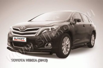 Защита переднего бампер d76 Slitkoff Toyota Venza  GV10 (2012-2016) рестайлинг