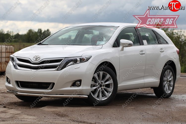 14 219 р. Защита переднего бампера одинарная Souz-96 (d60) Toyota Venza GV10 дорестайлинг (2008-2012)  с доставкой в г. Майкоп