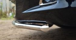 12 999 р. Одинарная защита переднего бампера диаметром 42 мм SLITKOFF Toyota Venza GV10 рестайлинг (2012-2016)  с доставкой в г. Майкоп. Увеличить фотографию 3