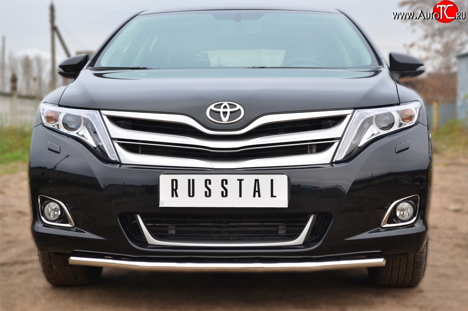 12 999 р. Одинарная защита переднего бампера диаметром 42 мм SLITKOFF Toyota Venza GV10 рестайлинг (2012-2016)  с доставкой в г. Майкоп