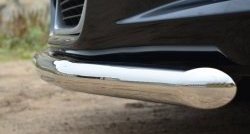 13 649 р. Одинарная защита переднего бампера диаметром 57 мм SLITKOFF Toyota Venza GV10 рестайлинг (2012-2016) (нержавейка полированная)  с доставкой в г. Майкоп. Увеличить фотографию 3