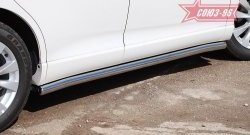 14 417 р. Защита порогов Souz-96 (d60) Toyota Venza GV10 дорестайлинг (2008-2012)  с доставкой в г. Майкоп. Увеличить фотографию 3