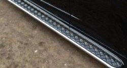 24 649 р. Широкая защита порогов SLITKOFF Toyota Venza GV10 рестайлинг (2012-2016)  с доставкой в г. Майкоп. Увеличить фотографию 2