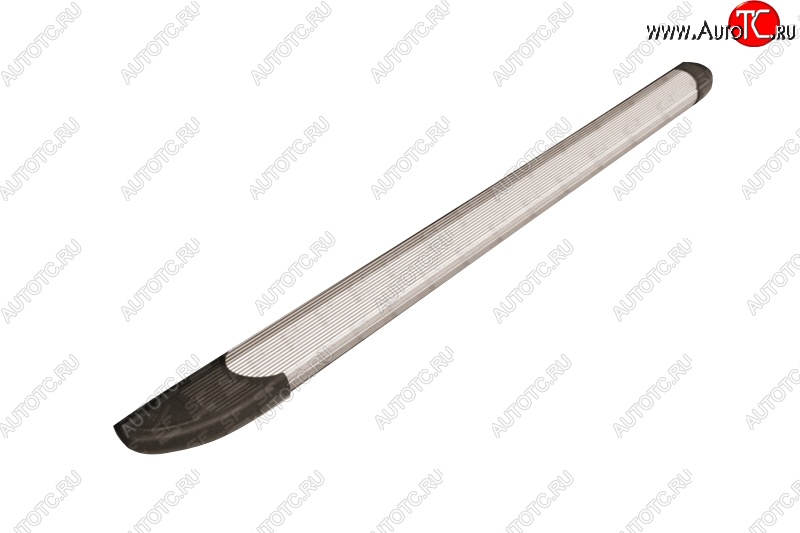 13 349 р. Алюминиевые пороги Slitkoff Optima Silver Toyota Venza GV10 дорестайлинг (2008-2012)  с доставкой в г. Майкоп