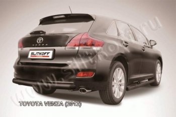 Защита задняя Slitkoff Toyota Venza  GV10 (2012-2016) рестайлинг