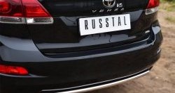 6 399 р. Одинарная защита заднего бампера из трубы диаметром 42 мм SLITKOFF Toyota Venza GV10 рестайлинг (2012-2016)  с доставкой в г. Майкоп. Увеличить фотографию 2