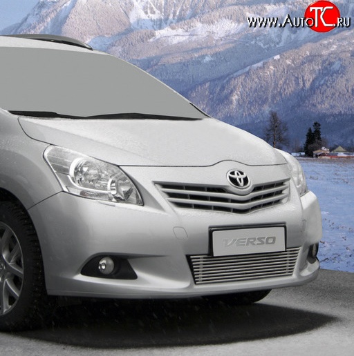 350 р. Декоративная вставка воздухозаборника Novline Toyota Verso R20 дорестайлинг (2009-2012)  с доставкой в г. Майкоп