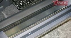 2 294 р. Накладки на внутренние пороги Souz-96 (без логотипа) Toyota Verso R20 дорестайлинг (2009-2012)  с доставкой в г. Майкоп. Увеличить фотографию 2