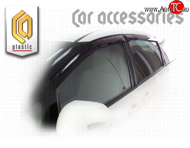 1 999 р. Комплект дефлекторов окон CA-Plastic  Toyota Wish  XE10 (2003-2005) дорестайлинг (Classic полупрозрачный)  с доставкой в г. Майкоп