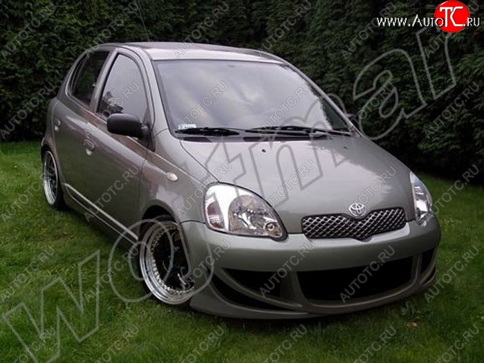 24 999 р. Передний бампер R1 Toyota Yaris XP10 хэтчбэк 5 дв. (1999-2005)  с доставкой в г. Майкоп