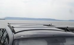 3 299 р. Рейлинги Лидер-премиум на автомобиль Chevrolet Niva 2123 рестайлинг (2009-2020) (Цвет: чёрный)  с доставкой в г. Майкоп. Увеличить фотографию 5