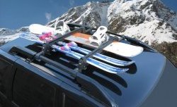 4 299 р. Рейлинги и поперечины Лидер на автомобиль Chevrolet Niva 2123 рестайлинг (2009-2020) (Цвет: чёрный)  с доставкой в г. Майкоп. Увеличить фотографию 3