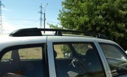 4 389 р. Рейлинги и поперечины Metall-Design  Chevrolet Niva  2123 (2002-2008), Лада 2123 (Нива Шевроле) (2002-2008) (Цвет: Черный)  с доставкой в г. Майкоп. Увеличить фотографию 3