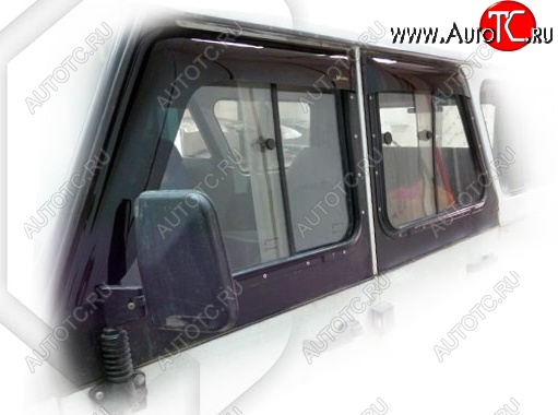 2 079 р. Дефлектора окон CA-Plastic  Уаз 315195 Хантер (2003-2025) (Classic полупрозрачный)  с доставкой в г. Майкоп