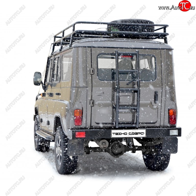 29 999 р. Задний силовой бампер Техно Cфера (под ТСУ)  Уаз 315195 Хантер (2003-2025)  с доставкой в г. Майкоп