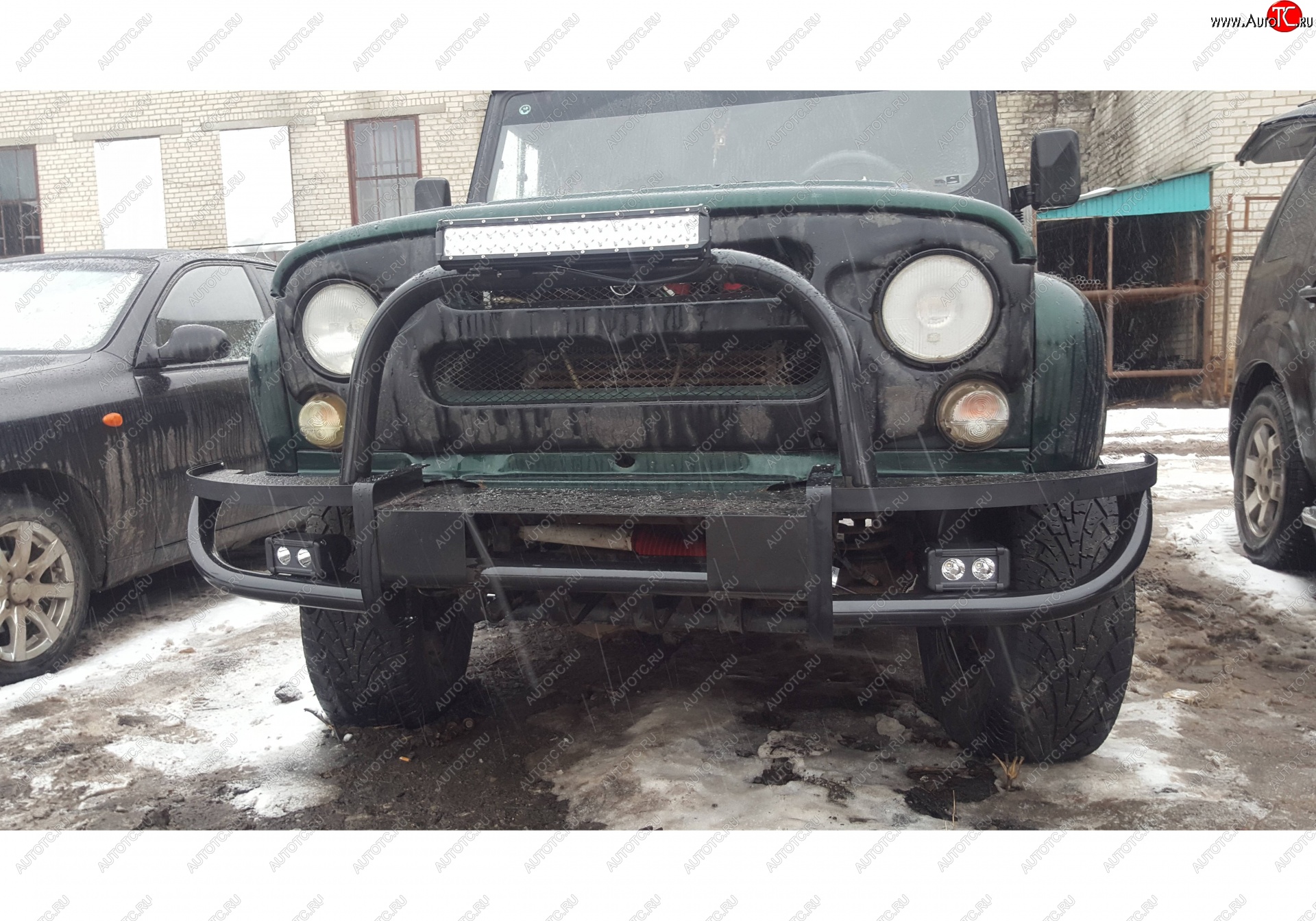 22 699 р. Бампер передний БРАКОНЬЕР-МИНИ Уаз 469 (1972-2011)  с доставкой в г. Майкоп