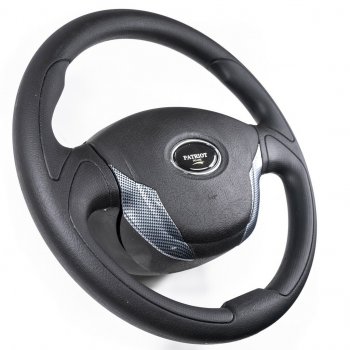 3 599 р. Рулевое колесо Turbo (Ø360) Уаз Патриот Карго рестайлинг 1 (2014-2016) (Карбон)  с доставкой в г. Майкоп. Увеличить фотографию 3