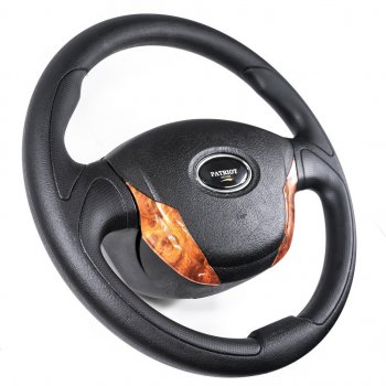 3 599 р. Рулевое колесо Turbo (Ø360)  Уаз Патриот ( 3163 5 дв.,  Карго,  23632,  3163 5-дв.) (2005-2016) дорестайлинг, дорестайлинг пикап, 1 рестайлинг пикап, 1-ый рестайлинг, рестайлинг 1 (Дерево)  с доставкой в г. Майкоп. Увеличить фотографию 2