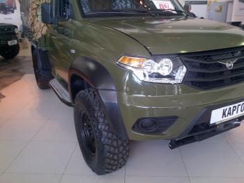 14 999 р. Расширители арок RalexTuning (+30 мм) Уаз Патриот 3163 5 дв. дорестайлинг (2005-2013) (Текстурная поверхность (шагрень), С одним бензобаком)  с доставкой в г. Майкоп. Увеличить фотографию 11