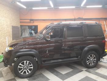 14 999 р. Расширители арок RalexTuning (+30 мм) Уаз Патриот 3163 5 дв. дорестайлинг (2005-2013) (Текстурная поверхность (шагрень), С одним бензобаком)  с доставкой в г. Майкоп. Увеличить фотографию 4
