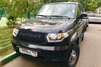 8 499 р. Решетка радиатора CrTuning - Чёрный БРУТ Уаз Патриот 23632 1 рестайлинг пикап (2014-2016) (Без надписи PATRIOT)  с доставкой в г. Майкоп. Увеличить фотографию 6