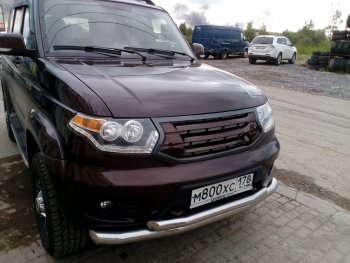 6 499 р. Решётка радиатора Style  Уаз Патриот ( 3163 5-дв.,  3163 5 дв.) (2014-2025) 1-ый рестайлинг, 2-ой рестайлинг (Окрашенная)  с доставкой в г. Майкоп. Увеличить фотографию 6
