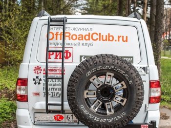 38 489 р. Калитка на штатный задний бампер РИФ Уаз Патриот 3163 5 дв. 2-ой рестайлинг (2017-2025)  с доставкой в г. Майкоп. Увеличить фотографию 8