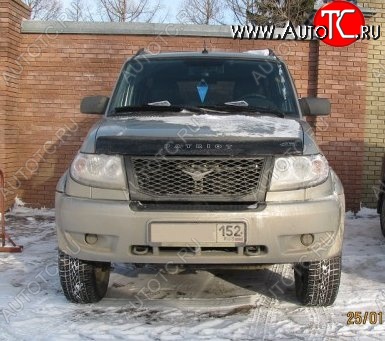 999 р. Дефлектор капота Russtal Уаз Патриот 3163 5 дв. дорестайлинг (2005-2013)  с доставкой в г. Майкоп