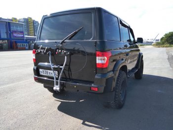 4 499 р. Заглушка места под запасное колесо Ralex  Уаз Патриот ( 3163 5 дв.,  3163 5-дв.) (2005-2025) дорестайлинг, 1-ый рестайлинг, 2-ой рестайлинг (Авантюрин (черный металлик до 2016 г.))  с доставкой в г. Майкоп. Увеличить фотографию 3