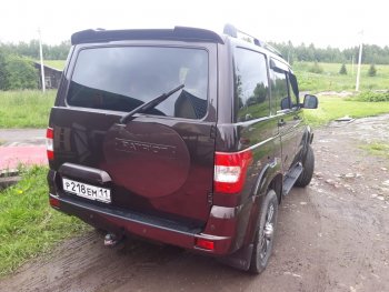 4 499 р. Заглушка места под запасное колесо Ralex  Уаз Патриот ( 3163 5 дв.,  3163 5-дв.) (2005-2025) дорестайлинг, 1-ый рестайлинг, 2-ой рестайлинг (Авантюрин (черный металлик до 2016 г.))  с доставкой в г. Майкоп. Увеличить фотографию 2