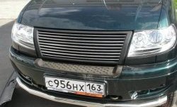 11 699 р. Решётка радиатора Премиум Уаз Патриот 3163 5 дв. дорестайлинг (2005-2013) (Неокрашенная)  с доставкой в г. Майкоп. Увеличить фотографию 11