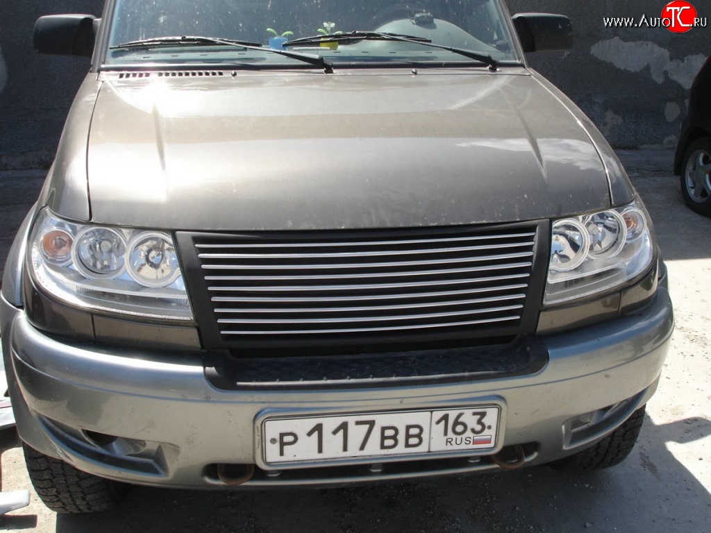 11 699 р. Решётка радиатора Премиум Уаз Патриот 3163 5 дв. дорестайлинг (2005-2013) (Неокрашенная)  с доставкой в г. Майкоп