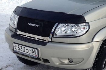 12 499 р. Решетка радиатора CrTuning Уаз Патриот 3163 5 дв. дорестайлинг (2005-2013) (Сетка черная, С надписью PATRIOT)  с доставкой в г. Майкоп. Увеличить фотографию 7