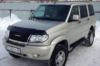 12 499 р. Решетка радиатора CrTuning Уаз Патриот 3163 5 дв. дорестайлинг (2005-2013) (Сетка черная, С надписью PATRIOT)  с доставкой в г. Майкоп. Увеличить фотографию 3