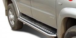 Широкая защита порогов Ralex Tuning Уаз Патриот  3163 5 дв. (2005-2013) дорестайлинг (Неокрашенные)