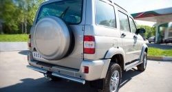 70 999 р. Защита порогов из круглой трубы диаметром 63 мм Russtal Уаз Патриот 3163 5 дв. дорестайлинг (2005-2013) (Защита порогов с со скосами на торцах (вариант 1))  с доставкой в г. Майкоп. Увеличить фотографию 10
