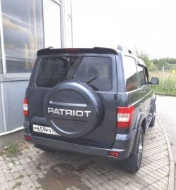 5 399 р. Непродувной спойлер-козырёк Ralex-Tuning V2 (со стоп сигналом) Уаз Патриот 3163 5 дв. дорестайлинг (2005-2013) (Неокрашенный)  с доставкой в г. Майкоп. Увеличить фотографию 24