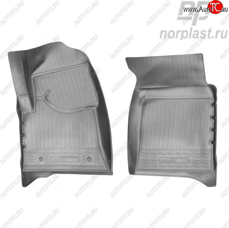 1 289 р. Комплект ковриков в салон (от 2013 г.в.) Norplast 3D (передние) Уаз Патриот 3163 5 дв. дорестайлинг (2005-2013)  с доставкой в г. Майкоп