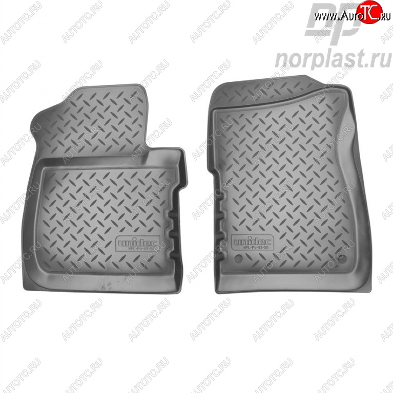 1 449 р. Комплект ковриков в салон (2005-2013 г.в.) Norplast (передние) Уаз Патриот 3163 5-дв. 1-ый рестайлинг (2014-2016)  с доставкой в г. Майкоп