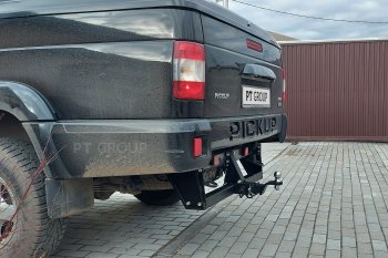 13 779 р. Фаркоп PT GROUP /съемный квадрат/UAZ Pickup 2008-/UAZ Profi 2017-(236022,236031(станд),236324) Уаз Профи 23602 бортовой грузовик 2 дв. (2017-2025)  с доставкой в г. Майкоп. Увеличить фотографию 2