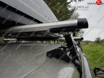 2 999 р. Багажник на крышу INTER D-1 (в обхват дверного проема) Mercedes-Benz Citan W415 (2012-2019) (Cтальные поперечины длиной 1200 мм, без обтекателей)  с доставкой в г. Майкоп. Увеличить фотографию 2