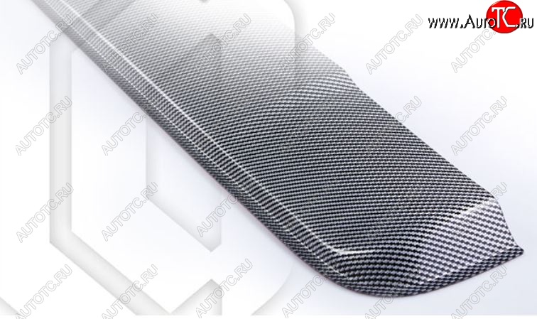 2 559 р. Универсальный дефлектор люка CA-Plastiс (1040 мм)   (Шелкография карбон-серебро)  с доставкой в г. Майкоп
