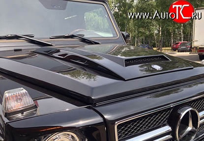 17 299 р. Накладка на капот Brabus Widestar Porsche Cayenne 958 рестайлинг (2014-2018)  с доставкой в г. Майкоп